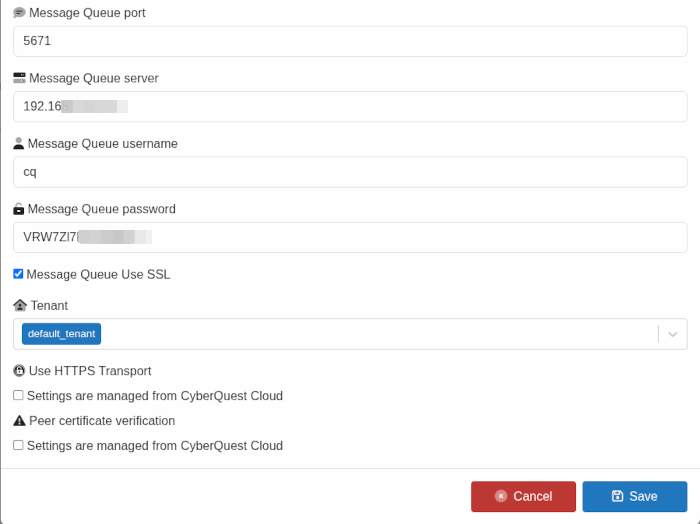 Agent registration summary