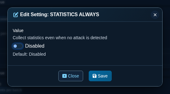 Edit boolean setting