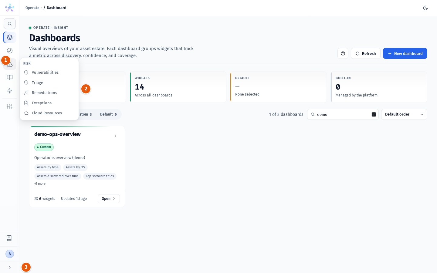 The collapsed sidebar with a section flyout open
